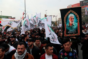 Rally in Baghdad on anniversary of Iranian general’s death