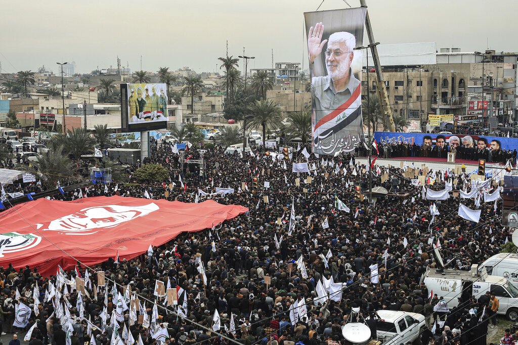 Drones bound for base housing US troops shot down on anniversary of Soleimani assassination: report