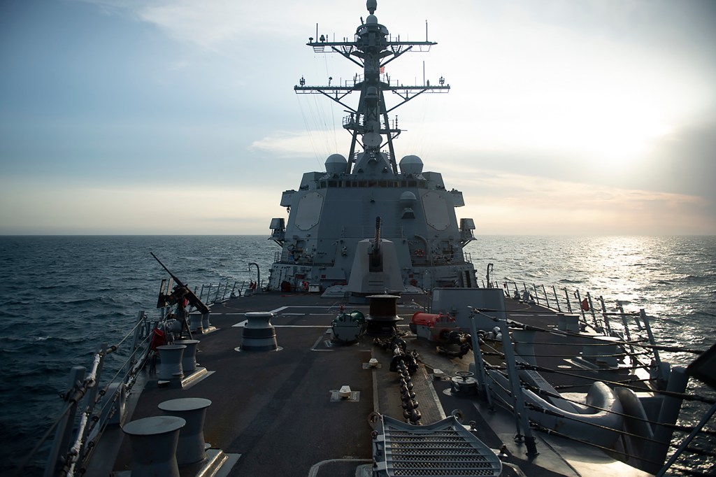 Navy destroyer at southern border intercepts 3,439 pounds of cocaine
