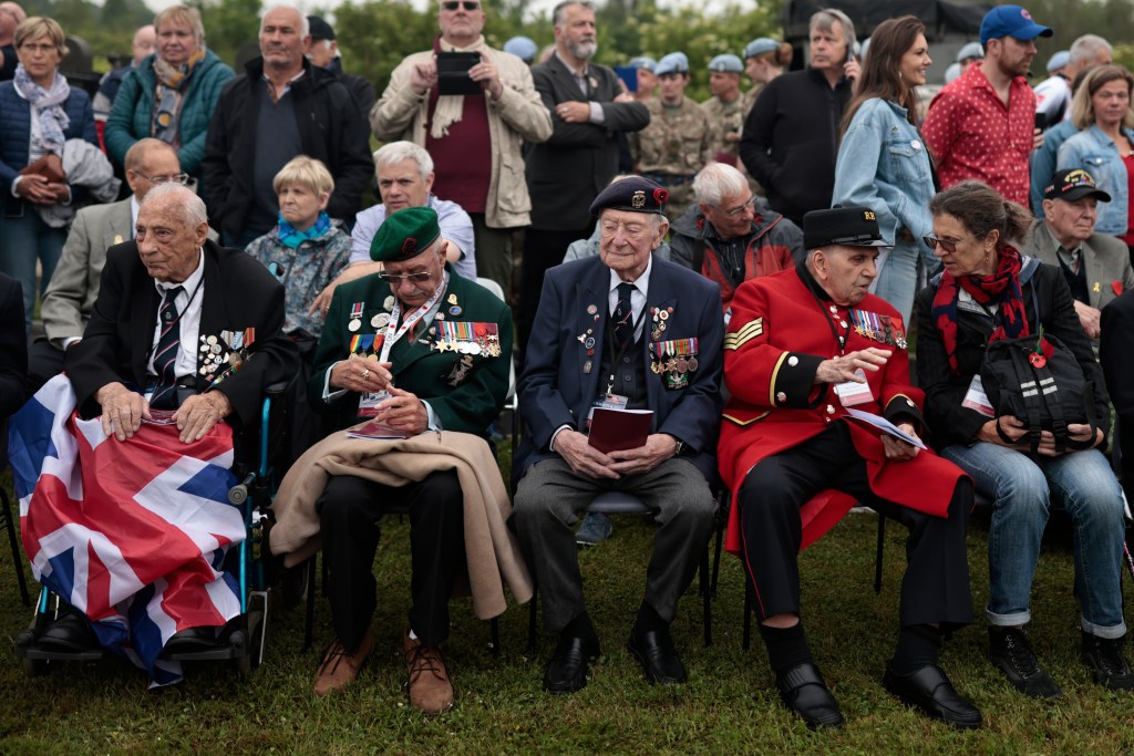 World War II veterans honored a day before D-Day anniversary