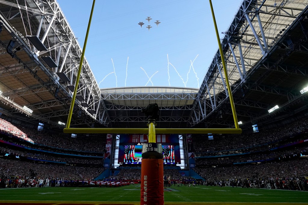 Air Force, Navy aircraft to take to the skies for 2026 Super Bowl