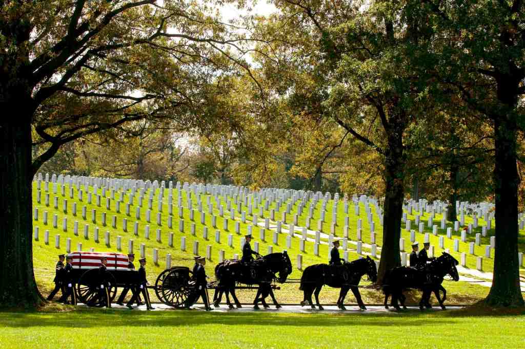 Return of horse-drawn caissons to Arlington National Cemetery delayed