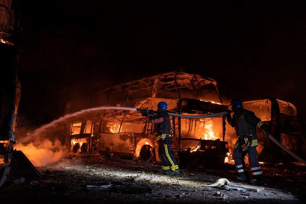 Russia launches ‘exceptional’ air attack on Kyiv as Europe, China look