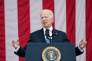 On Memorial Day, Biden lauds fallen troops who ‘dared all, gave all’