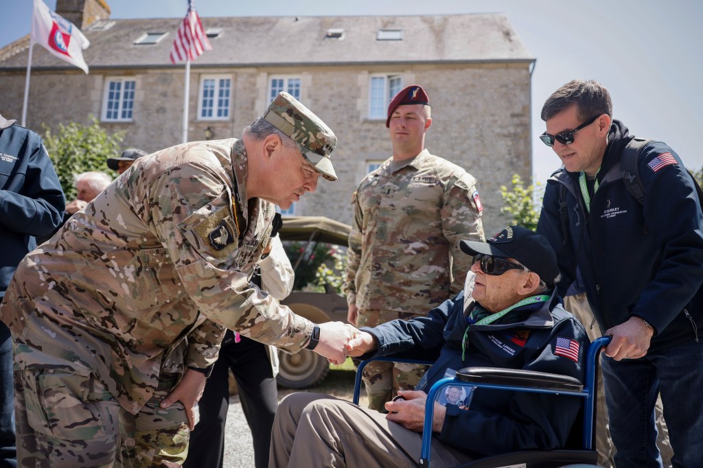 At Normandy D-Day celebrations, echoes of Ukraine’s looming fight