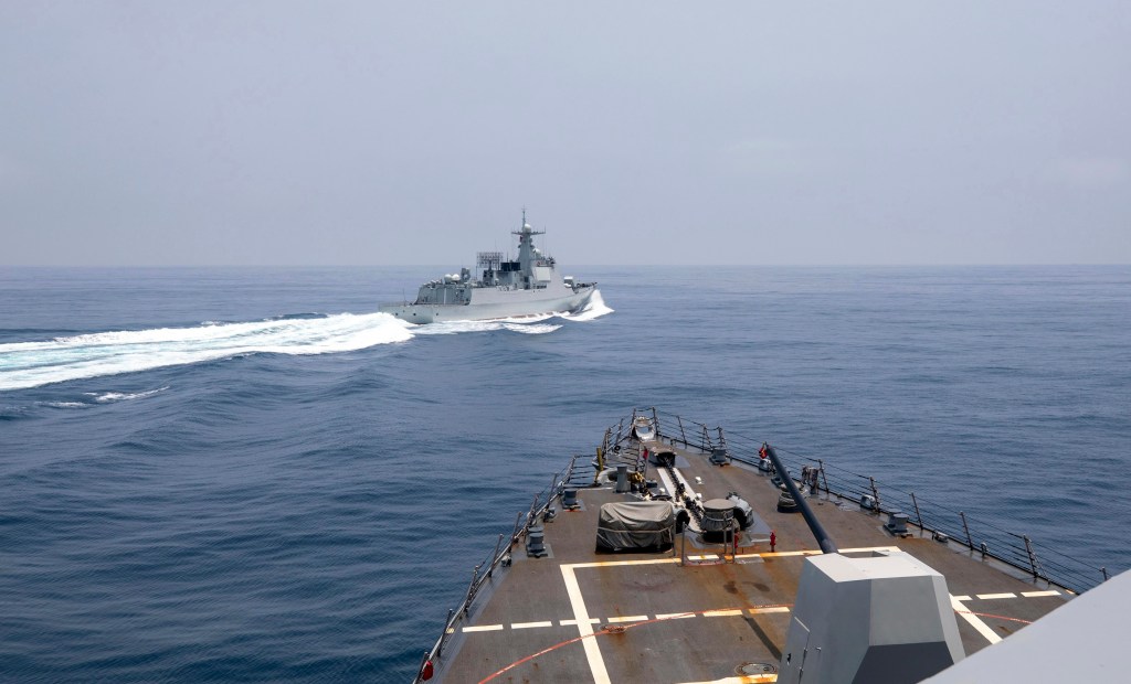 US releases video showing close-call with Chinese destroyer