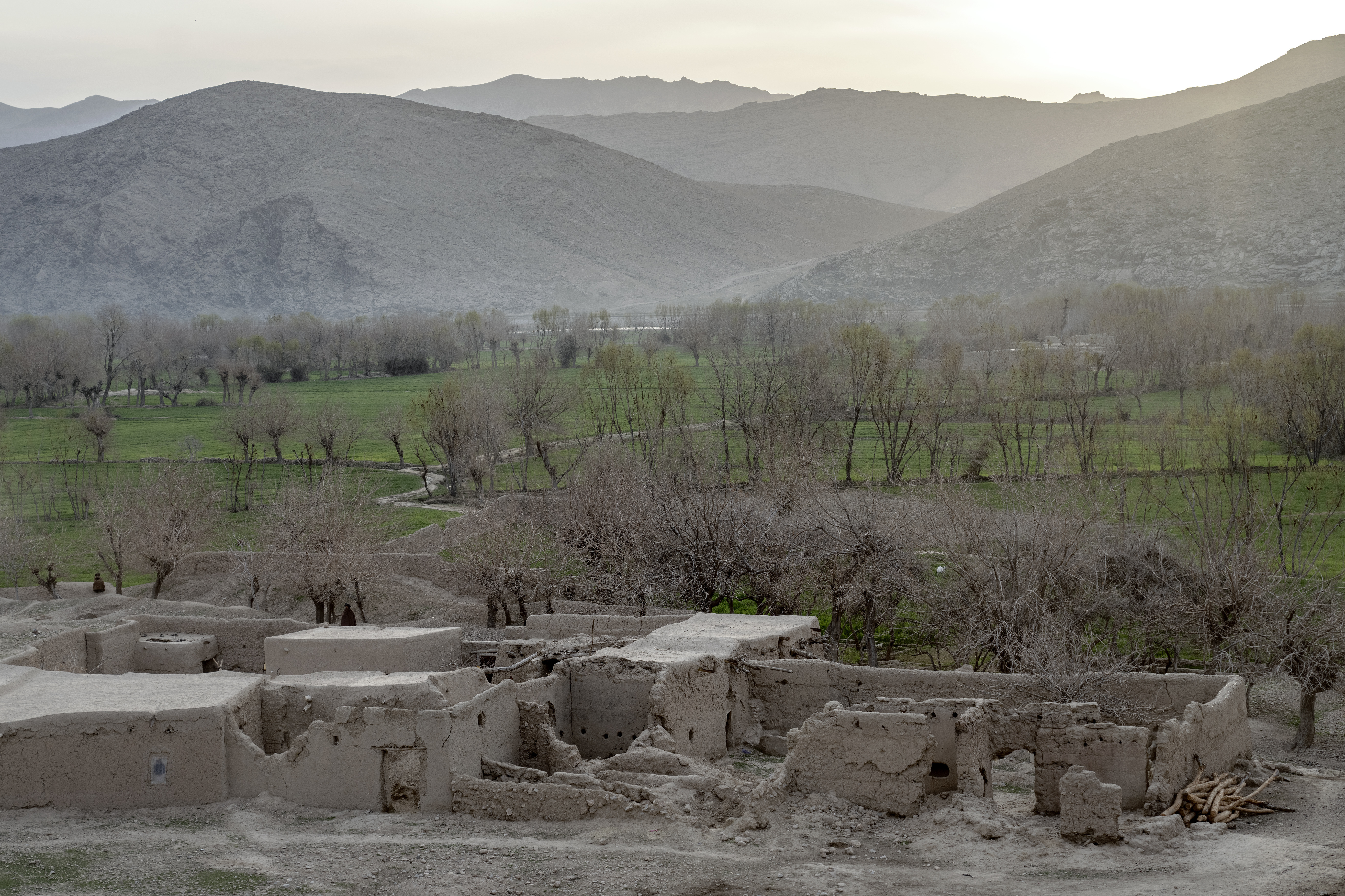 The remains of a home destroyed by U.S. forces during a Sept. 5, 2019, night raid is seen in a village in a remote region of Afghanistan, on Saturday, Feb. 25, 2023.