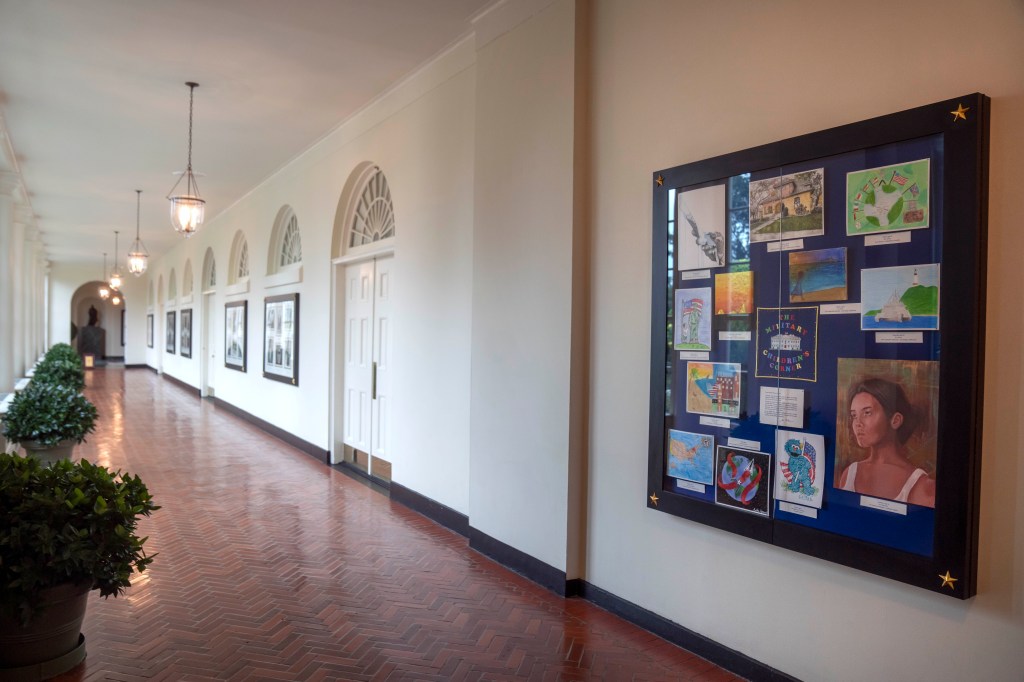 Military children’s art featured in White House showcase