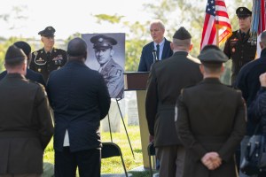 WWII medic honored for treating dozens of troops under enemy fire