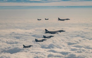 US flies bombers for joint drills with South Korea, Japan