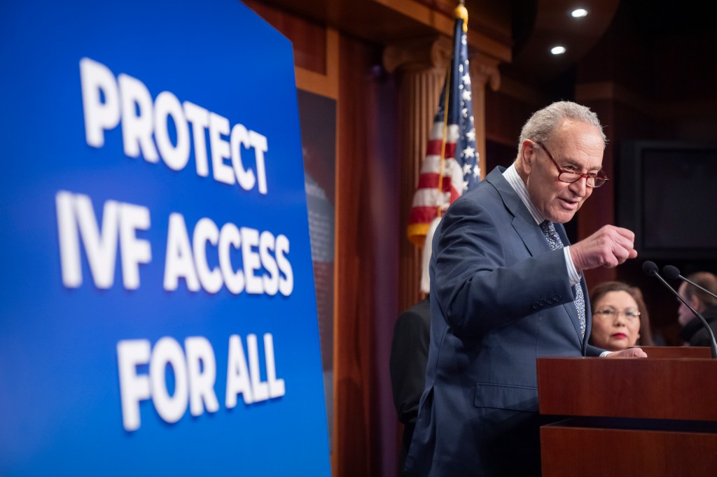 Against Republican resistance, Senate Dems renew push for IVF access