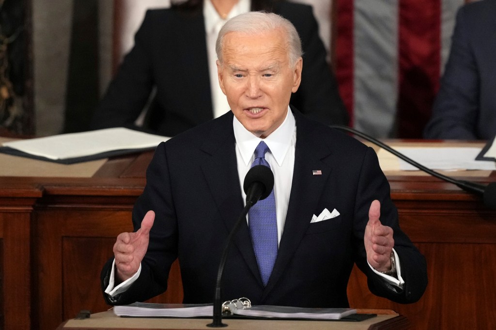 Biden uses feisty State of the Union to contrast with Trump