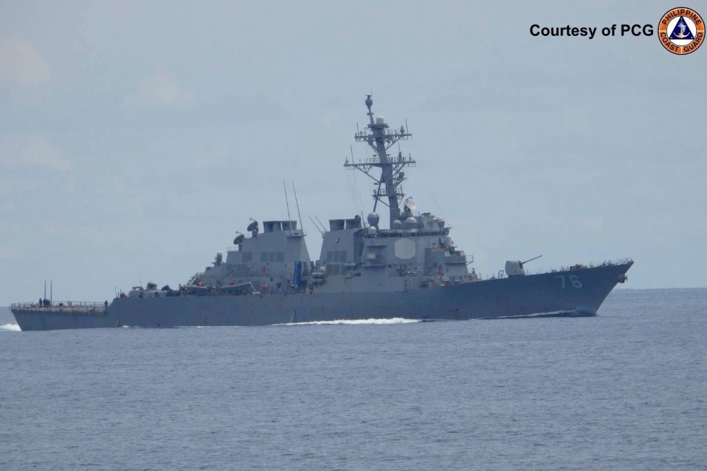 US briefly deploys warships after Chinese military ships’ collision