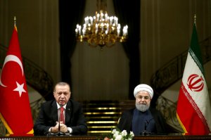 Leaders of Iran, Turkey stress opposition to Kurdish state