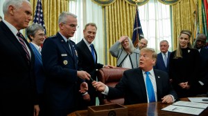 Trump officially organizes the Space Force under the Air Force … for now