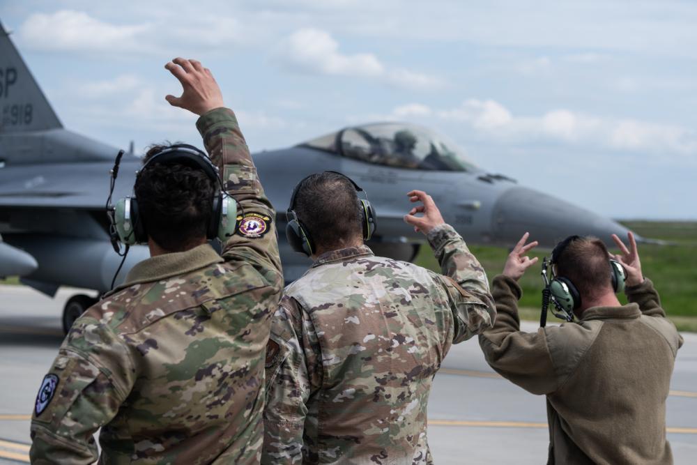 Aviano F-16s take over Black Sea NATO air policing mission