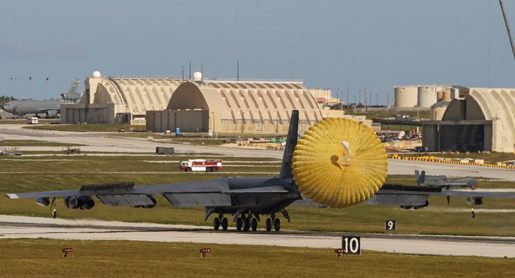 B-52 bombers join B-2s, B-1s in Guam for second time in history