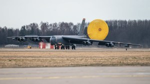B-52s complete bomber task force mission with Czech fighter jets