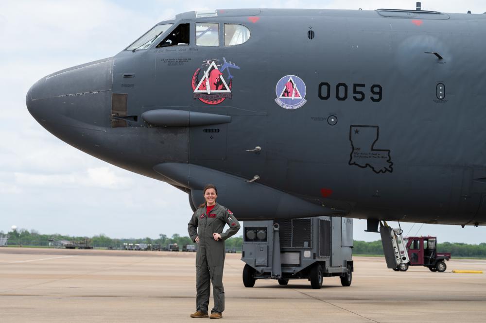 First female B-52 squadron commander takes charge