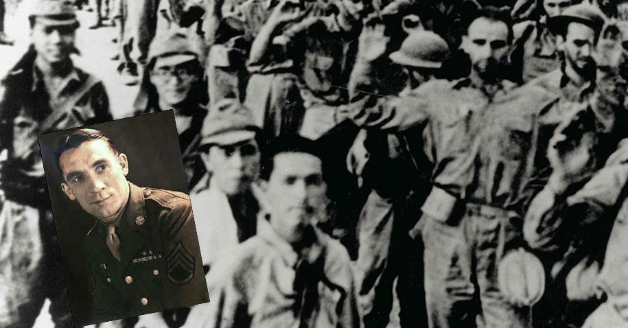 Once a college football star, this soldier was recognized by his captor on the Bataan Death March