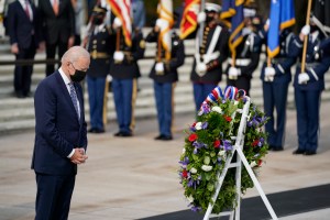 Biden, military and VA leaders honor veterans at Arlington National Cemetery