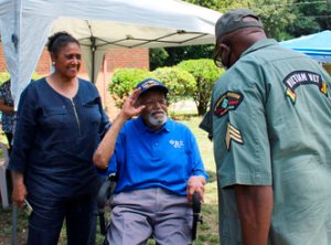 WW II veteran celebrates 104th birthday in Virginia