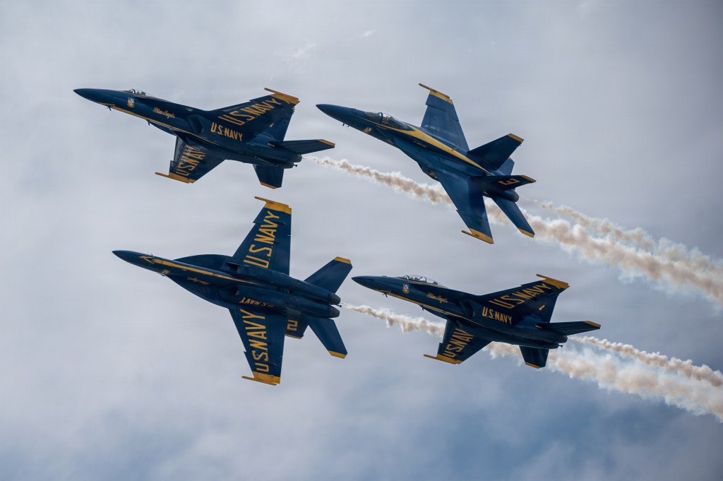 Navy initiates safety review after Blue Angels fly low over Florida beach