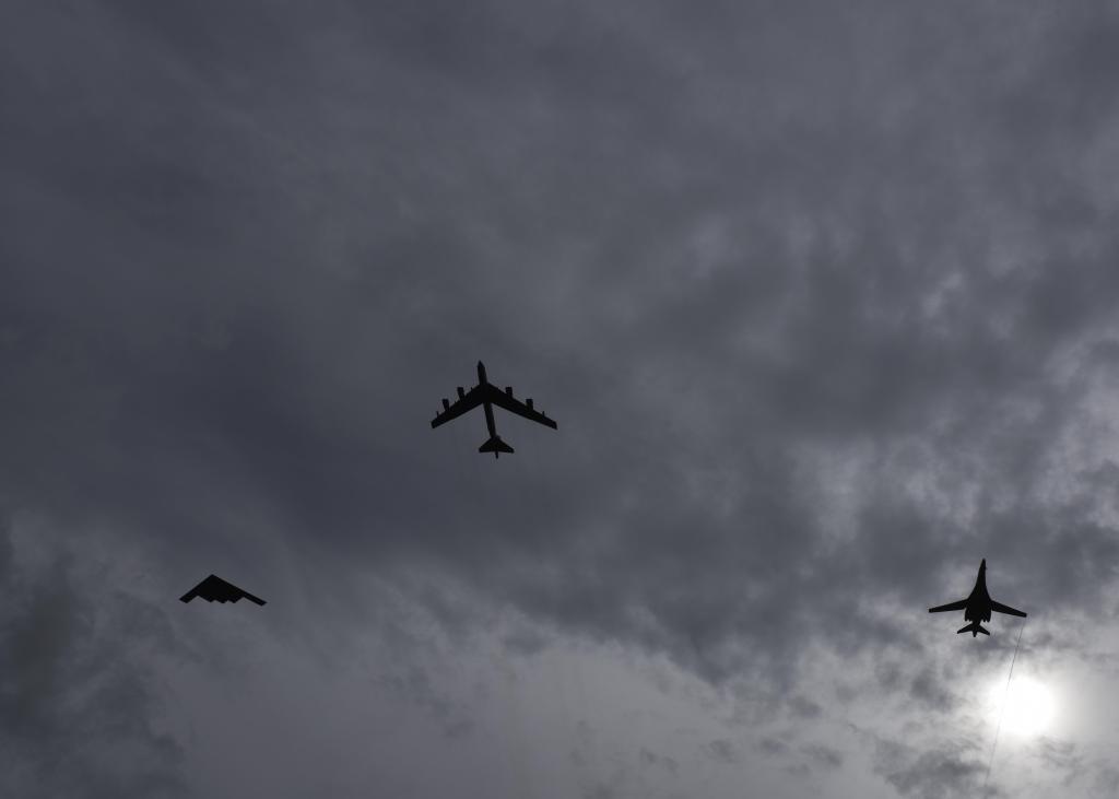 Hat trick: Air Force flies B-1s, B-2s, B-52s over Europe, Pacific in major bomber mission