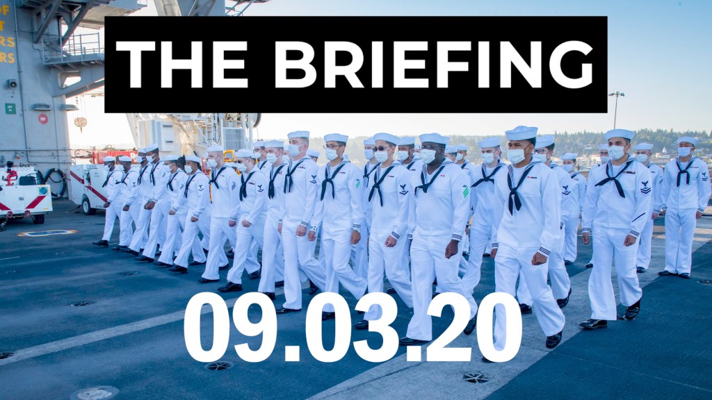 What troops think of the presidential candidates, a clash in Syria, and a shark joins swim call – The Briefing, 9.3.20