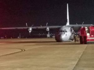 C-130J damaged when nose gear collapses on tarmac at Little Rock