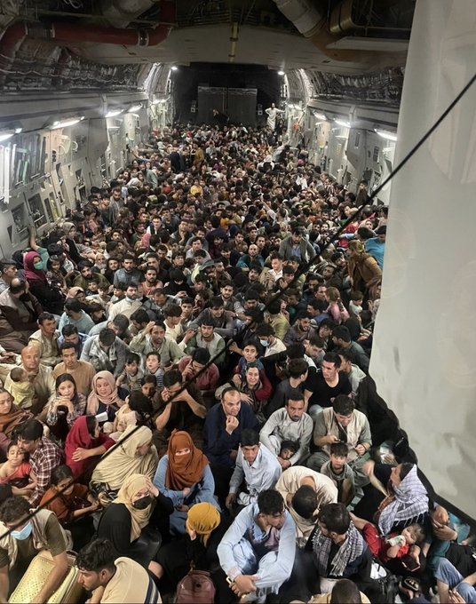 Counting 183 children, Air Force confirms flying more than 800 Afghans to safety in single flight, new record