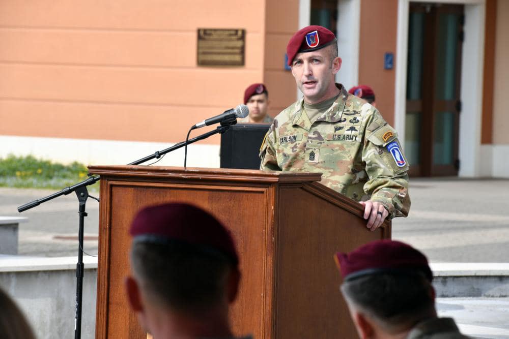 173rd Airborne’s senior enlisted fired over alcohol-related incidents