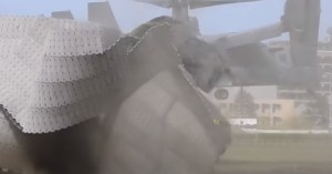 CV-22 Osprey destroys English hospital’s helipad during Air Force training
