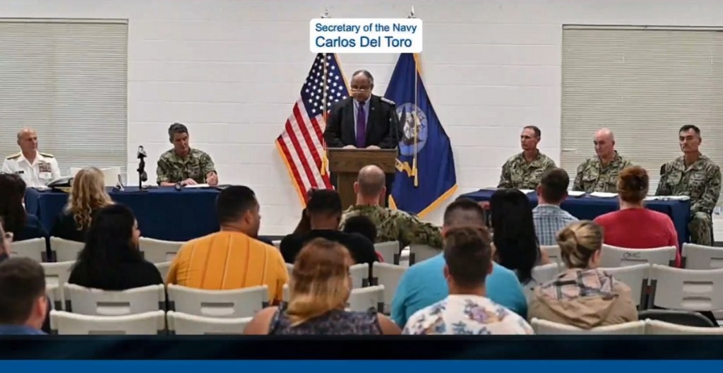‘Why weren’t you there to protect us?’ Hawaii military families grill Navy leaders about toxic water
