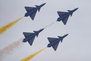 Chinese military forces exercise near Taiwan in response to US visit