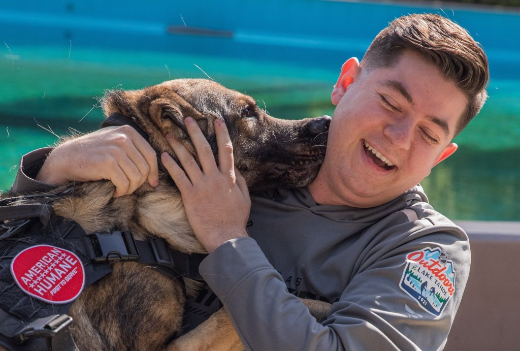 Army specialist reunites with military dog