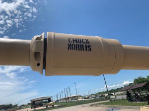 Why Chuck Norris went face to face with a tank at Fort Hood