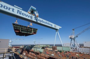 The US Navy’s next carrier is now 50 percent complete