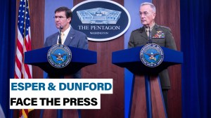 Esper & Dunford face the press | Defense News Weekly, August 30, 2019