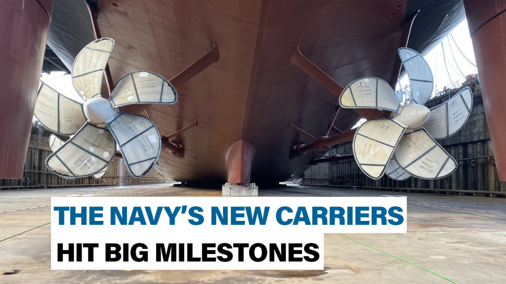 The Navy’s new carriers hit big milestones | Defense News Weekly, Nov. 1, 2019
