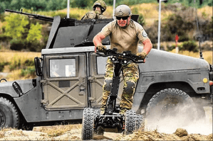 Soldiers now testing robot snakes, electric combat scooters and thermal-masking blankets