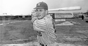 Eddie Robinson, who just turned 100, helped make military baseball ‘The Show’ during war years