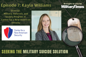 Seeking the Military Suicide Solution Podcast, Episode 7: Kayla Williams