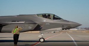 US F-35s and allies conduct air policing operations out of Baltic countries