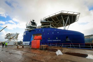 British naval forces get specialized vessel for seabed operations