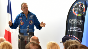 Fmr NASA Cdr is Goodwill Rep for U.S. Industry and STEM at FIDAE 2024