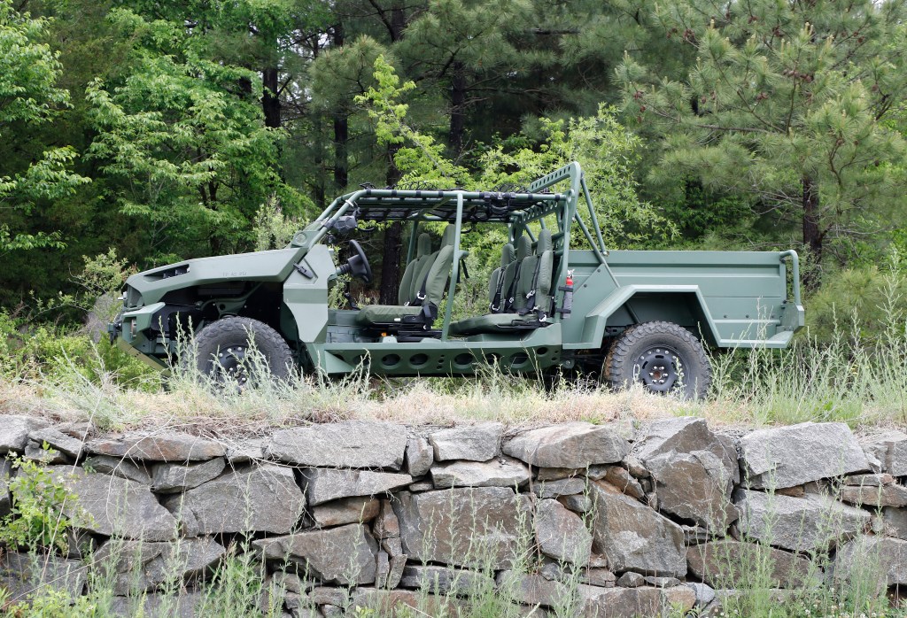 GM Defense sizes up market for electric tactical rides at IDEX