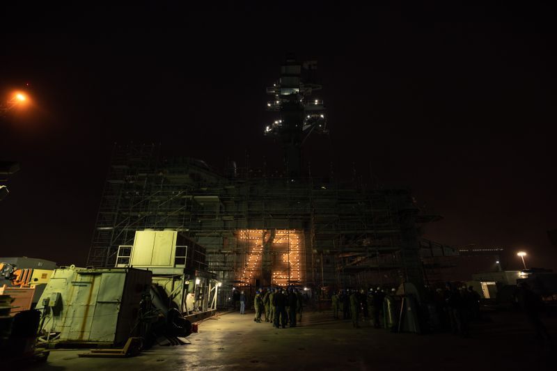 Video: ‘73’ burns bright and beautiful again from carrier George Washington’s island