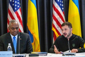 At Ramstein, Pentagon chief Austin departs Ukraine group he founded