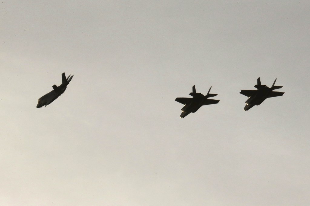 Three nations stage F-35 drills over southern Italy